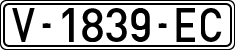 License plates of Spain, 1971 year series