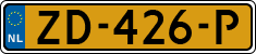 License plate of the Netherlands, Cars