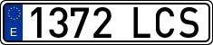 License plates of Spain, Ordinary (2000)