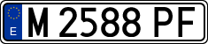 License plates of Spain, 1971 year series