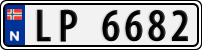 License plate of Norway, Trailers, motorcycles, special vehicles