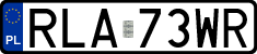 License plates of Poland, Regular car plates