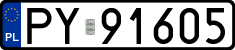 License plates of Poland, Regular car plates