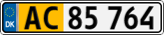 License plate of Denmark, Lower-taxed commercial vehicles