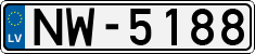 License plate of Latvia, Regular car plates