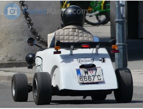 W 76667 C, Home-made vehicle