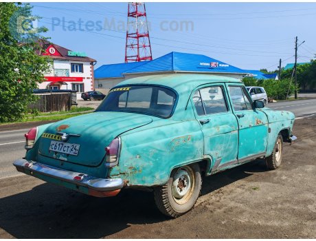 с617ст24, GAZ 21 Волга