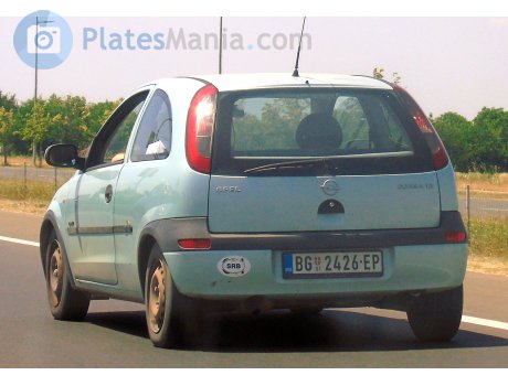 BG 2426-EP, Opel Corsa
