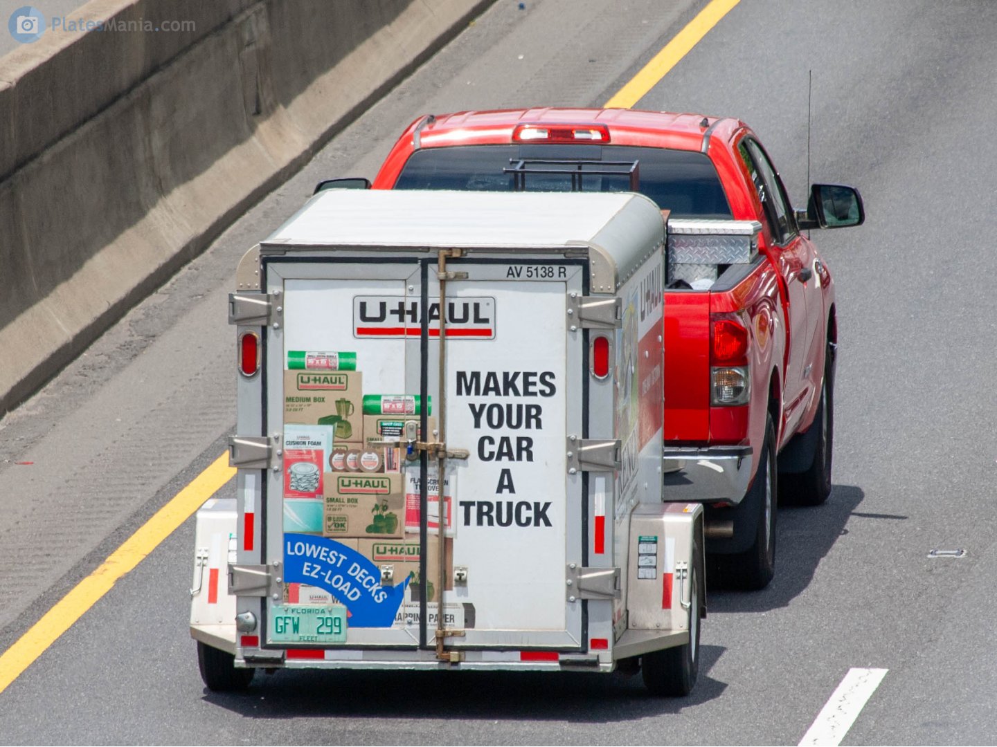 GFW 299, U-Haul 5' x 8' Cargo Trailer (AV) 