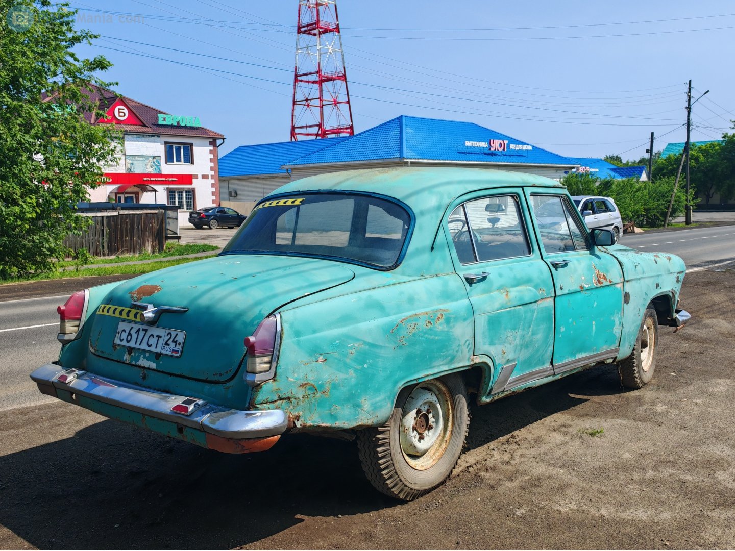 с 617 ст 24, GAZ 21 Волга 3rd series, 1962­–1970