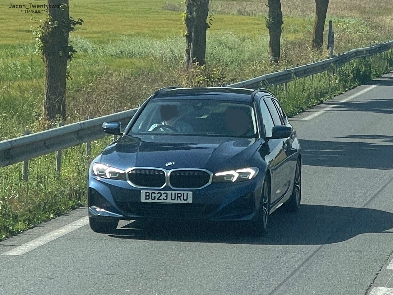 BG23URU, BMW 3 Series 7th gen Touring (G21), facelift, 2022–