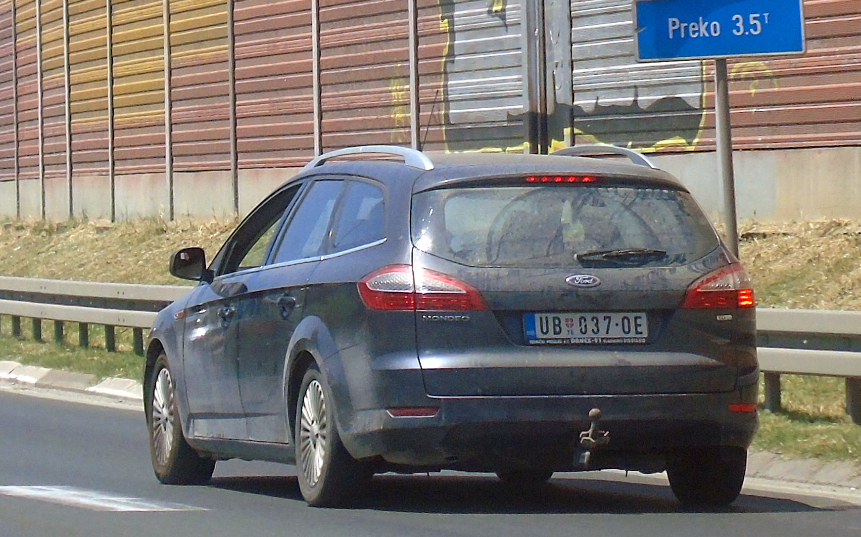 UB 037-OE, Ford Mondeo 3rd gen Turnier Wagon (Mk4; CD345), 2007–2010