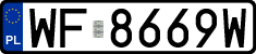 License plates of Poland, Regular car plates