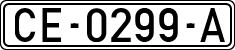 License plates of Spain, 1971 year series