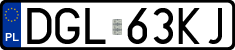 License plates of Poland, Regular car plates