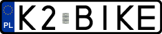 License plates of Poland, Vanity Plates