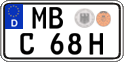 German license plate, Plates for oldtimers (type 