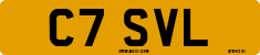 License plate of the United Kingdom, 1983 year system
