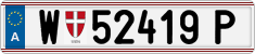 License plate of Austria, Regular plates