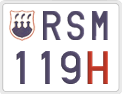License plate of San Marino, Oldtimers (123)