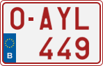 License plate of Belgium, Regular plates (2010)