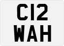 License plate of the United Kingdom, 1983 year system