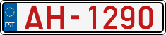 License plate of Estonia, Transit plates