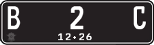 License plate of Indonesia, Regular plates