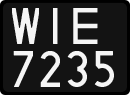 License plates of Poland, 1976 year system