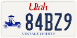 Utah, Specialty plates (12AB3)
