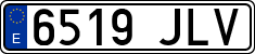License plates of Spain, Ordinary (2000)
