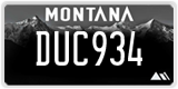 Montana, Specialty plates (ABC123)