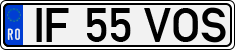 License plate of Romania, Regular plates