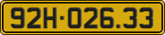 License plate of Vietnam, Commercial vehicles