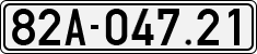 License plate of Vietnam, Cars