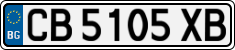 License plate of Bulgaria, Cars