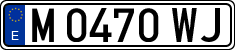 License plates of Spain, 1971 year series