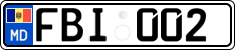 License plate of Moldova, Cars (2015)