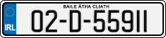 License plate of Ireland, Regular plates