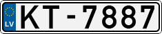 License plate of Latvia, Regular car plates