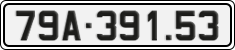 License plate of Vietnam, Cars
