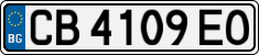 License plate of Bulgaria, Cars