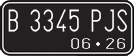 License plate of Indonesia, Motorcycles