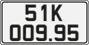 License plate of Vietnam, Cars