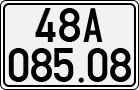 License plate of Vietnam, Cars