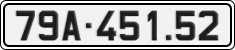License plate of Vietnam, Cars