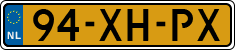 License plate of the Netherlands, Cars
