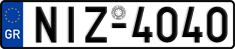 License plate of Greece, Cars