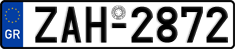 License plate of Greece, Cars