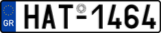 License plate of Greece, Cars